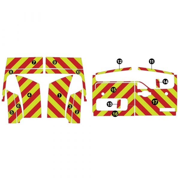 Kit Jaune-Rouge Avt Total+Arr Total - RENAULT Master H2 Vitré (2019) – Image 2